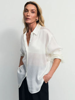 Базовая атласная блузка / Zarina