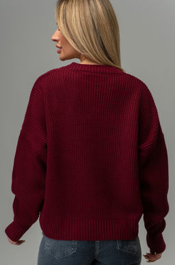 Женский вязаный джемпер оверсайз Happyfox - Happy fox фото 3