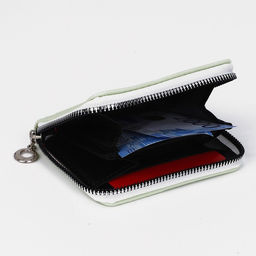 Кошелёк на молнии, отдел для карт, для монет, цвет зелёный - Simaland фото 2