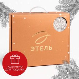 Плед с рукавами светящийся в темноте «Этель. Снежинки», 150×200 см