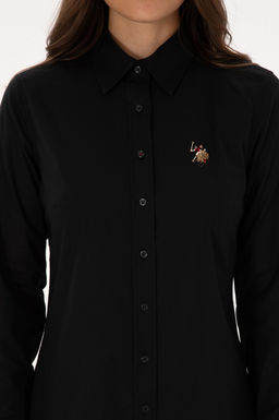 Kad_n Siyah Uzun Kollu Basic G_mlek Sepette S_rpriz _ndirim - U.s. polo assn фото 6