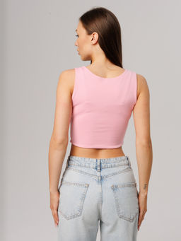 Женский укороченный топ Lingeamo светло-розовый ЛТ-09 (8)  фото 6