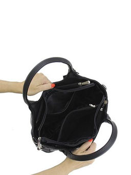 Сумка женская тоут эко-кожа 42-117-1 цвет черный - Vera victoria vito фото 5