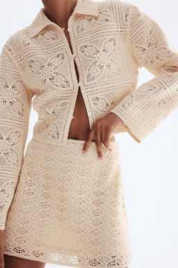 Minifalda efecto crochet - H&m фото 2