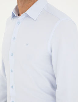 A__k Mavi Arm_rl_ Slim Fit Uzun Kollu G_mlek