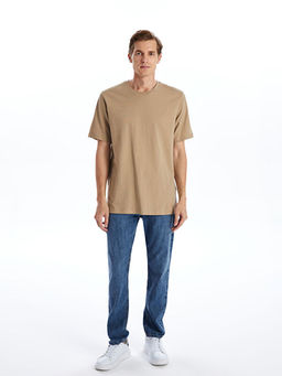 Bisiklet Yaka Penye Erkek Ti??rt