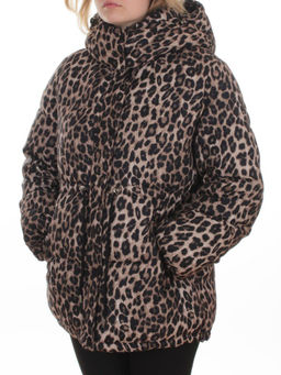 SJ 2251 BROWN /LEOPARD Куртка зимняя женская (200 гр. холлофайбер) - Fashion фото 5