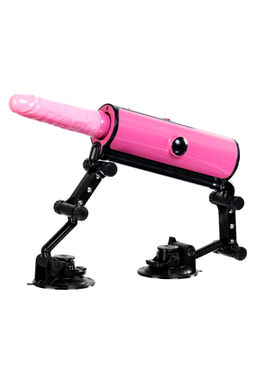 Секс-машина Pink-Punk, MotorLovers, ABS, розовый, 36 см - Toyfa фото 3
