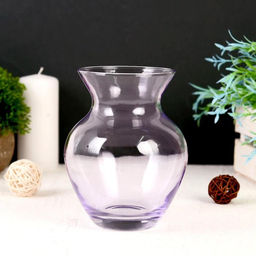 Ваза «Фиолет», d=8.5 см, 11×14.5 см, стекло, МИКС