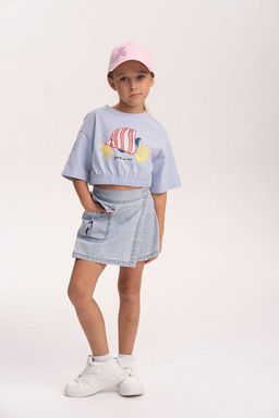 PELICAN, шорты для девочек, Голубой