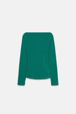 DRAPED WAIST TOP - Zara фото 8