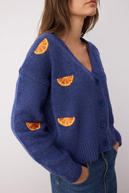 TRENDYOLMILLA Yesil Yumusak Dokulu Nak?s Detayl? V Yaka Triko H?rka TWOAW24HI00237  фото 15