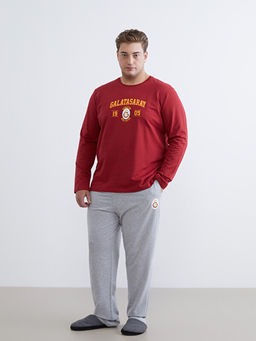 B?y?k Beden Standart Kal?p Galatasaray Bask?l? Erkek Pijama Tak?m?