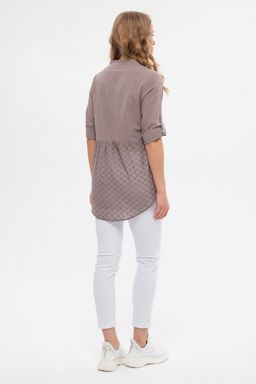 Рубашка М-479капучино