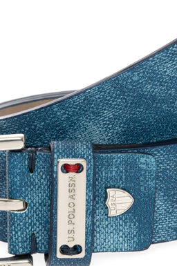 Мужской ремень цвета индиго Неожиданная скидка в корзине - U.s. polo assn фото 4