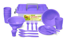 Набор посуды для пикника Антонио на 4 перс. арт. С69 - Полимербыт фото 2