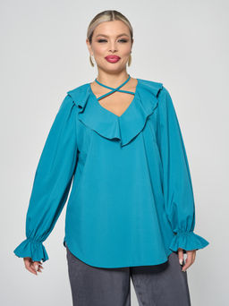 Блузка 0059-26 алый - Dora фото 185