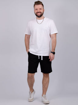 Шорты, футер с лайкрой - Малина фото 2