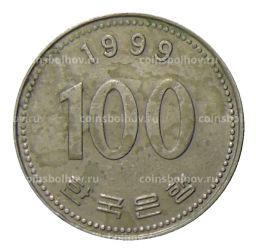 100 вон 1999 года Южная Корея