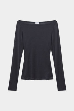 Лонгслив из трикотажа приталенного силуэта - Mollis фото 4