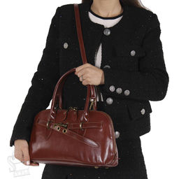 Сумка женская кожаная 5008NN brown Natale Navetta  фото 2