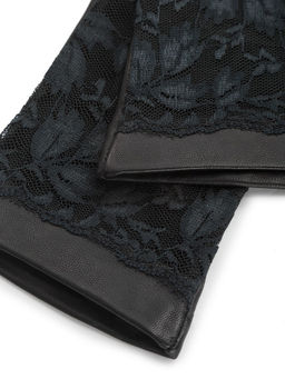 Перчатки женские б/п 00388 black - Eleganzza фото 4