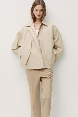 ZW COLLECTION WAISTCOAT JACKET - Zara фото 8