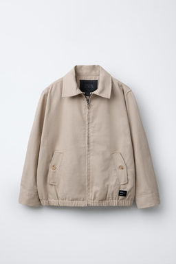 LINEN BLEND BOMBER JACKET - Zara фото 3