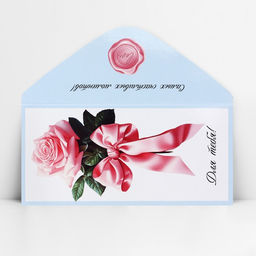 Цена за 10 шт. Конверт для денег Для тебя, 16.5?8 см