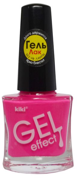 KIKI Лак для ногтей гель-эффект 045, 6 мл фото 2