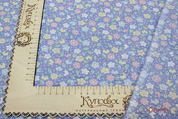 Импорт.хлопок Жатка Полина цв.голубой, ш.1.36м, хлопок-100%, 90гр/м.кв - Купава фото 4