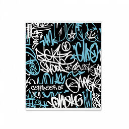 Цена за 5 шт. Тетрадь общая ученическая ErichKrause Graffity, 96 листов, клетка,матовая ламинация+выборочный лак_MIX-PACK фото 3