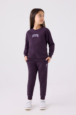 Фиолетовый пижамный комплект для девочки - U.s. polo assn фото 3