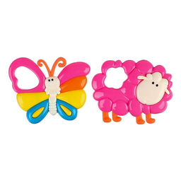 Набор погремушек Барашек и Бабочка, 2 шт, Крошка