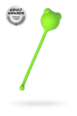 Вагинальный шарик A-Toys by TOYFA Tigo, силикон, зеленый, 12,4 см 2,7 см