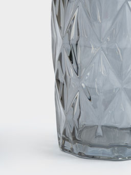 Стакан, 12 см, 340 мл, стекло, серый, Diamond color - Anna lafarg фото 5