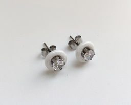 Серьги с керамикой