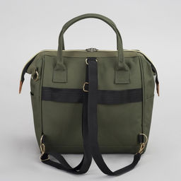 Сумка-рюкзак 2 в 1 на колёсах 18, отдел на молнии, наружный карман, цвет зелёный - Simaland фото 10