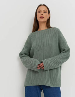 K13279 Джемпер (вязаный трикотаж) МЯТНЫЙ