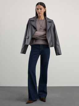 Базовый однотонный джемпер из вискозы / Zarina  фото 2