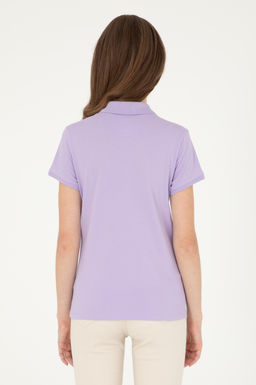 Женская сиреневая базовая футболка Неожиданная скидка в корзине - U.s. polo assn фото 5