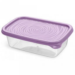 Контейнер для продуктов пластмассовый Романо 0,45л, 15,9х10,4х5,1см, цвета микс, подходит для СВЧ (Россия)