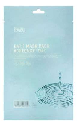 Tenzero Day 1 Mask Pack Cheongju Day - Тканевая маска для лица с сахаромицетами, 25мл