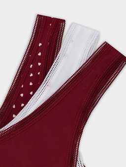 Трусы бразилиана женские в наборе, 3 шт - Mark formelle фото 2