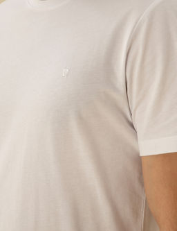 Beyaz Slim Fit Basic Ti__rt