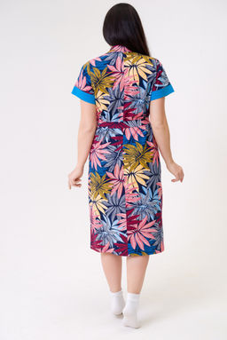 Халат женский из кулирки Елизавета бирюза - Амадэль фото 7