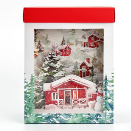 Коробка подарочная новогодняя складная с 3D эффектом «Сказочных моментов», 18×14×23 см