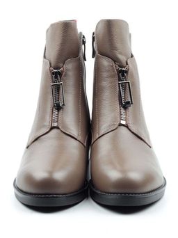 04-XH-FT547-9118-2M KHAKI Ботинки женские (натуральная кожа, натуральный мех) - Фабричный китай фото 9