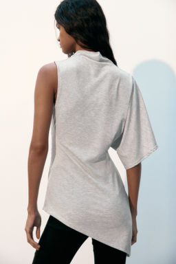 Top asim?trico con cuello perkins - H&m фото 6