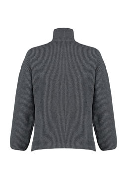 More Sustainable Antrasit Triko Kazak TWOAW24KZ01119 - Trendyolmilla фото 8